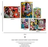 Graffiti Street Art Joachim 추상 다채로운 캔버스 그림 거실 침실 가정 장식을위한 벽 예술 사진 Unframed269p