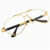 أزياء النظارات الشمسية إطارات Vazrobe Gold Eyeglasses ذكر نظارات كبيرة الحجم من الرجال تصميمات كبيرة لاستلام نظارات Seae22