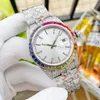 Diamond Mens Watch Automatische mechanische Uhren 41 mm Saphir wasserdichte Armbanduhr Modedesigner Armbanduhr Montre de Luxe Edelstahl Stahl