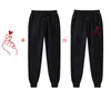 Anpassad dina män kvinnor sportbyxor mode casual jogging leggings svartvit färg för vintern höst 220707