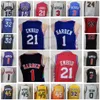 Juventude Joel Embiid Devin 1 Booker Kids Basketball Jersey Allen Iverson Shaq 32 Mitchell Green White Dwyane Stitched retro jerseys gift Uniforme T-shirts Boa qualidade