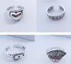 Retro Open Forefinger Ring Hybrid Models العديد من الحجم سيدة/فتاة أزياء المجوهرات مزيج 100pcs/lot