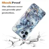 Fashion Marble IMD Custodia per telefoni shock -shock per iPhone 13 Pro Max 12 Mini 11 X XS XR 7 Plus Phone13 Natural Stone Rock Stone TPU TPU Luxury Mobile Smart Cover