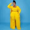 Fatos de treino femininos casuais plus size moda esportes casa robe calças três peças terno roupas femininas tamanhos grandes para mulheres L/XL/XXL/XXX