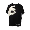 Supzoom Przyjazd Odzież Krótka dzianina ONECK OFF Casual T Shirt Men Hip Hop Printing Bawełniany Tshirt Homme 220617