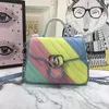 Дизайнерские сумки роскошные сумочка кошельки кожаная сумка Marmont Crossbody Женщины мода мини -плечо для плеча высокое качество