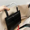 Designer- saco de lona simples bege alta capacidade das mulheres moda bolsa de compras versátil bolso da escola com titular do cartão