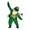 Costume de la poupée mascotte 1089 Costume de mascotte de poisson vert Cartoon Furry costuming animal pour adultes