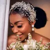 Gorące Royal Hair Sticks Bridal Tiaras Headpieces Na Biżuterię ślubną Biżuterię Urodziny Udresowe Akcesoria Korony Klejnoty Ślubne Brides Jewellrie