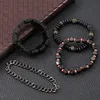 5 pièces ensemble hommes montre boîte cadeau Bracelet rals montre à Quartz Bracelet en cuir boucle ardillon mâle Bracelets élastiques pratique présent 220525