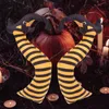 Party Decoration Halloween Evil Witch Legs Upside Down Wizard Feet Stake Garden Yard B03E
