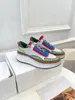 Nouveau postage Free Nama Rainbow Shoes Series Sneaker Tissu en mousse de mousse en caoutchouc en caoutchouc extérieur Couleur Couleur à la main Good