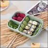 Lunch Boxes Kitchen Storage Organization Housekee Home Garden Wheat St Natural Eco Friendly School Bowls Fast Food Seperated Box Student B