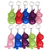 Fidget Keychain leksaker barns autism adhd kawaii saker antistress utbildning sensory leksak gåva