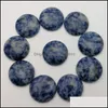 Kunst- en ambachten kunstgeschenken huizentuin 20 mm natuursteen ronde cabochon losse kralen opaal rozen kwarts turquoise stones fac dhepp