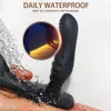 Vibrador anal sem fio com controle remoto, vibrador de testículos, massagem de próstata masculina, anel massageador de pênis, brinquedos sexy para homens