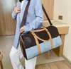 Designers de moda duffel sacos de luxo masculino feminino comércio sacos de viagem bolsas de couro grande capacidade holdall bagagem over202s