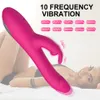 3 geschwindigkeiten Teleskop Vibrator fr Frauen Kaninchen Dildo Klitoris Stimulator Vaginalen Massager sexy Spielzeug Fr Er