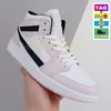 2023 New Mid 1 1s Scarpe da pallacanestro da uomo Jumpman Grigio fumo chiaro Pine Green Kentucky Blue Berry pink Rose UNC Chicago Uomo Donna Designer Sneakers Sport Trainers GAI