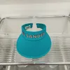 22s Designer Jilsande Visor Banda per capelli pieghevole Opzioni a più colori per cappello da sole