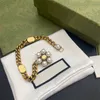 fashion luxury Luxury Designers Bracelet Women Bracelets High Quality Brass Material Vintage Pearl Bracelets Engagement Jewelry Social Accessories 0504YB