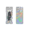 Holographic Mylar Bags 2.4 9 inch Resealable Smell Proof Food Storage Pouch Ziplock Packaging for Food Jewelry Cosmetic Pre Rolls Small Business