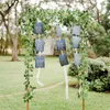 Decorative Flowers & Wreaths 200cm Green Silk Leaves Hanging Garland Artificial Leaf Ivy Vine Fake Plant For Home Wedding Birthday Party Dec