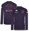 F1-team officieel hetzelfde T-shirt zomer nieuw racepak met lange mouwen casual ademende sneldrogende top kan worden aangepast