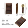 Watch Boxes & Cases Soft Cow Leather Box Luxury Pouch Portable Organizer Bag Travel Protective Cover 1-SlotWatch Hele22