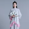الملابس العرقية الصينية Taichi موحدة Kungfu الفنون القتالية الدعا