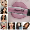 Lip Gloss Sexy Brown Matte Lipgloss Liquid Long Lasting Waterproof Cosmetic Beauty Keep 24 Hours Makeup SJT1Lip