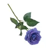 10 szt. Lot Red Rose sztuczny kwiat prawdziwy dotyk Lateks Kwiaty Faux silikonowe Fałszywe dekoracja bukietu róży na domowe przyjęcie 220527