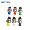 Switch 6pcs NC NO Normally Open Closed Momentary Self-resetting Push Button Without Lock Reset243P
