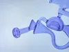 Glazen waterpoel Olie Rig boortoren Rookpijp paarse 14 mm gewricht Fabriek Directe prijs concessies