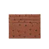 Porte-cartes Porte-cartes d'identité en cuir à la mode Alligator Snake Pattern Bank Gift Box Multi Slot Slim Case