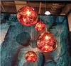 ペンダントランプアート溶岩吹きメガネライト型ドロップライトレストラン/バー/コーヒー買い物施設用のグラスハングランプ