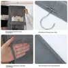 Storage Bags Foldable Hanging Bag Organizer Handbag Clothes Wardrobe Bedroom Transparent Shopping Sundry Hanger Dust Proof PocketStorage