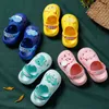 Styl dzieci Summer Dinosaur Slide Dzieci Baby Boy Cute Slipper Toddler Girls Miękkie sandały Bebe S6130573
