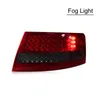 القيادة الخلفية + الفرامل + مصباح الذيل العكسي لـ Audi A6 LED Alembly Assembly 2005-2008 Dynamic Turn Signal Signals Lamporities مصباح