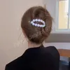 Perle geometriche Forcine per capelli Fermagli per capelli Gioielli Clip a banana Copricapo Donna Fermacapelli Ragazza Coda di cavallo Mollette Forcine