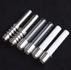 Smoking Replacement Thread Titanium Ceramic Quartz Tip 510 Nail For Nectar Collector Kit Micro Glass Pipes v4 kit