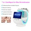 New 7 In 1 Skin Spa Hydro Dermabrasion Korea Aqua Peeling hydra Oxygen skin care Machine with BIO Photon