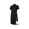 Swan Love Golf Dress Women Spring Summer Golf Ladies Wear Slim Fit Stand Collar Short Sleeve Polo Dress Golf Skirt 220619