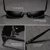 Solglasögon GXP Aluminium Frame Polariserad Ultralight High Quality Men Women UV400 Mirror Lens Classic Retro Style Sun Glasses6052801