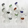 Hookahs Mini Glass Bongs Oil Rigs With Glass Bowls 14mm Female Heady Beaker Dab Rig Water Pipes