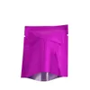 8x12 cm top viola apri aprire lamina in alluminio sacca da imballaggio riscaldante tè snack tè food aspirapolvere mylar borse da imballaggio macche di stoccaggio dh98 dh98