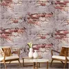 Brick Pattern Vinyl Home Waterproof Wallpapers Self-Adhesive Papel De Pared Wallpaper 3d Wall Stickers DIY Room Decor 220512