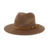 ビッグサイズ59-60センチパナマ帽子夏の太陽の帽子女性男屋外ビーチストローUV保護キャップジャズTrilby Cap