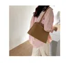 Borse da sera Borsa coreana da donna 2022 Designer Fashion Simple One Shoulder Slant Span Superficie morbida Tote di grande capacità Donna SacEvening E