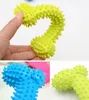 Dog Toys Pet Toys Lovely Rubber Pet Dog Bone Bite Resistant Teeth Cleaning Chew Toy 3 Bright Colors6536596